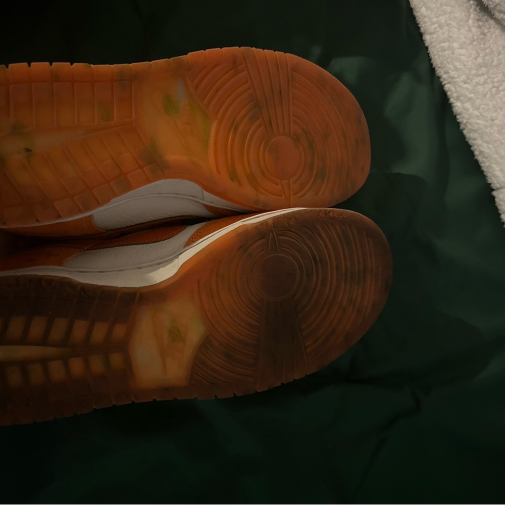 Nike Orange and White Sneakers - Picture 4 of 9